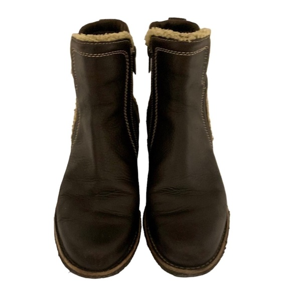 Timberland Comforia Boots 61354 Genuine Leather Zip womens Ankle Boots Size 6M - Picture 6 of 7